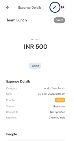 Expenses exedm
