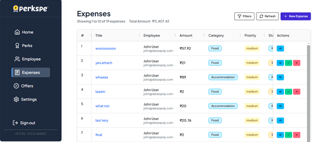Expenses add