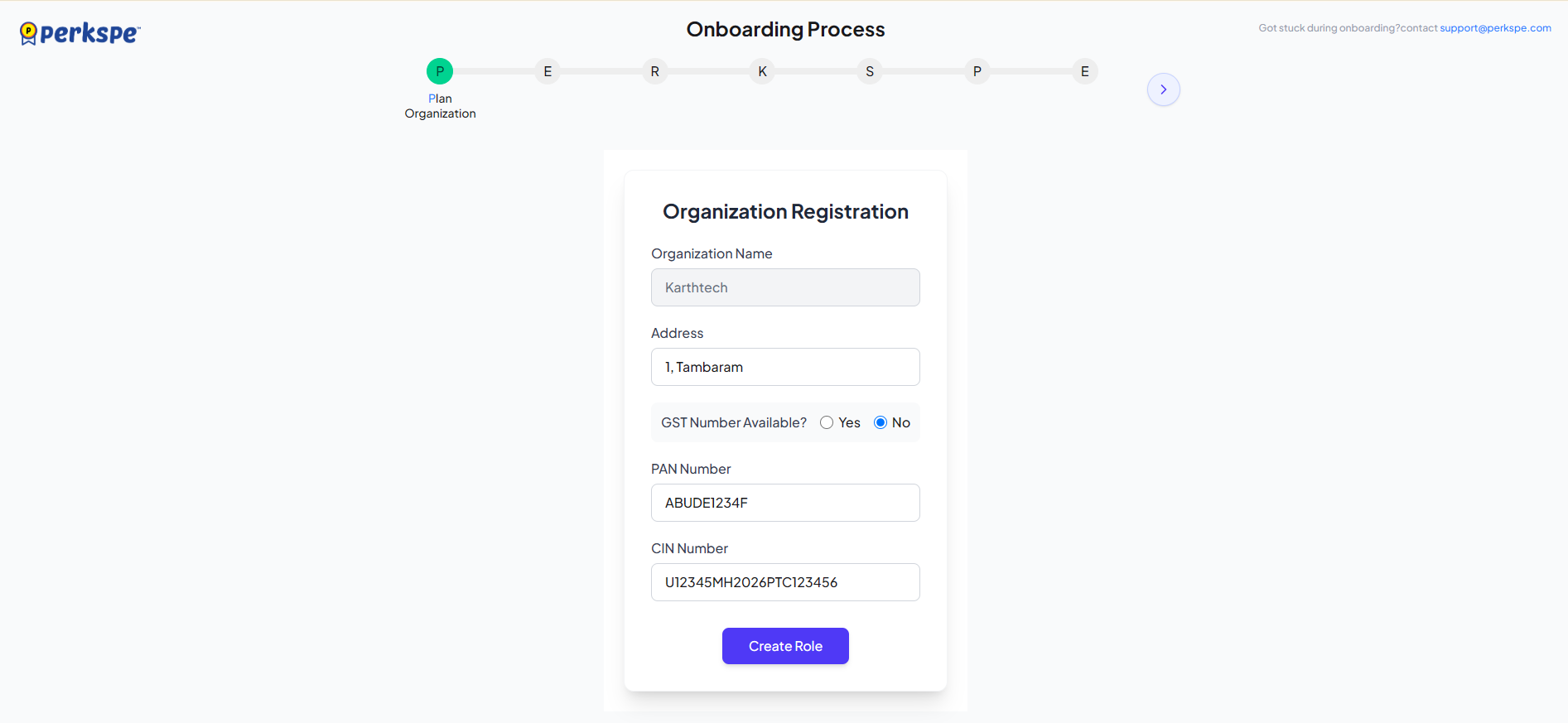 Plan Organization